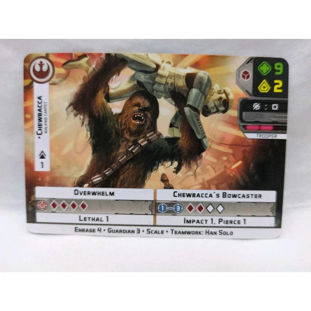 Star Wars Legion Chewbacca Promo Card